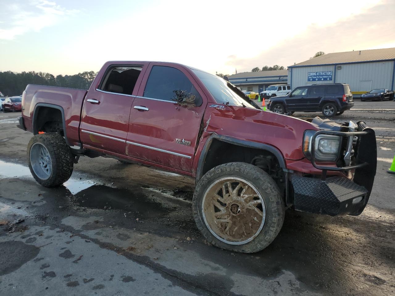 2018 GMC Sierra VIN 3GTU2NEC7JG167707 Copart auction photo, burn - engine / all over damage thumbnail 4
