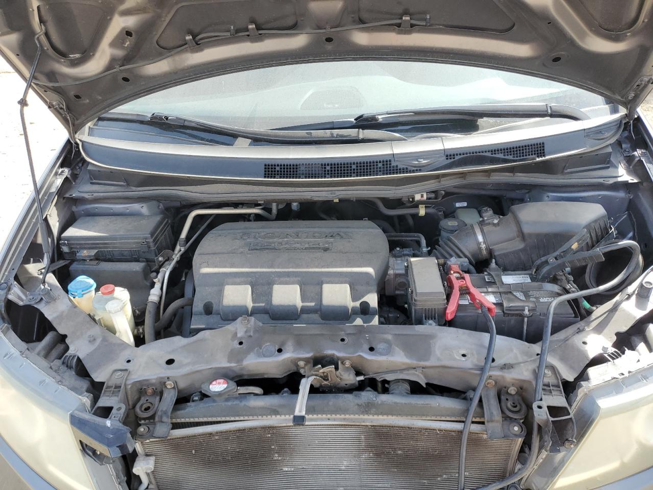 2015 Honda Odyssey VIN 5FNRL5H99FB004590 Copart auction photo, rear end / front end damage thumbnail 12