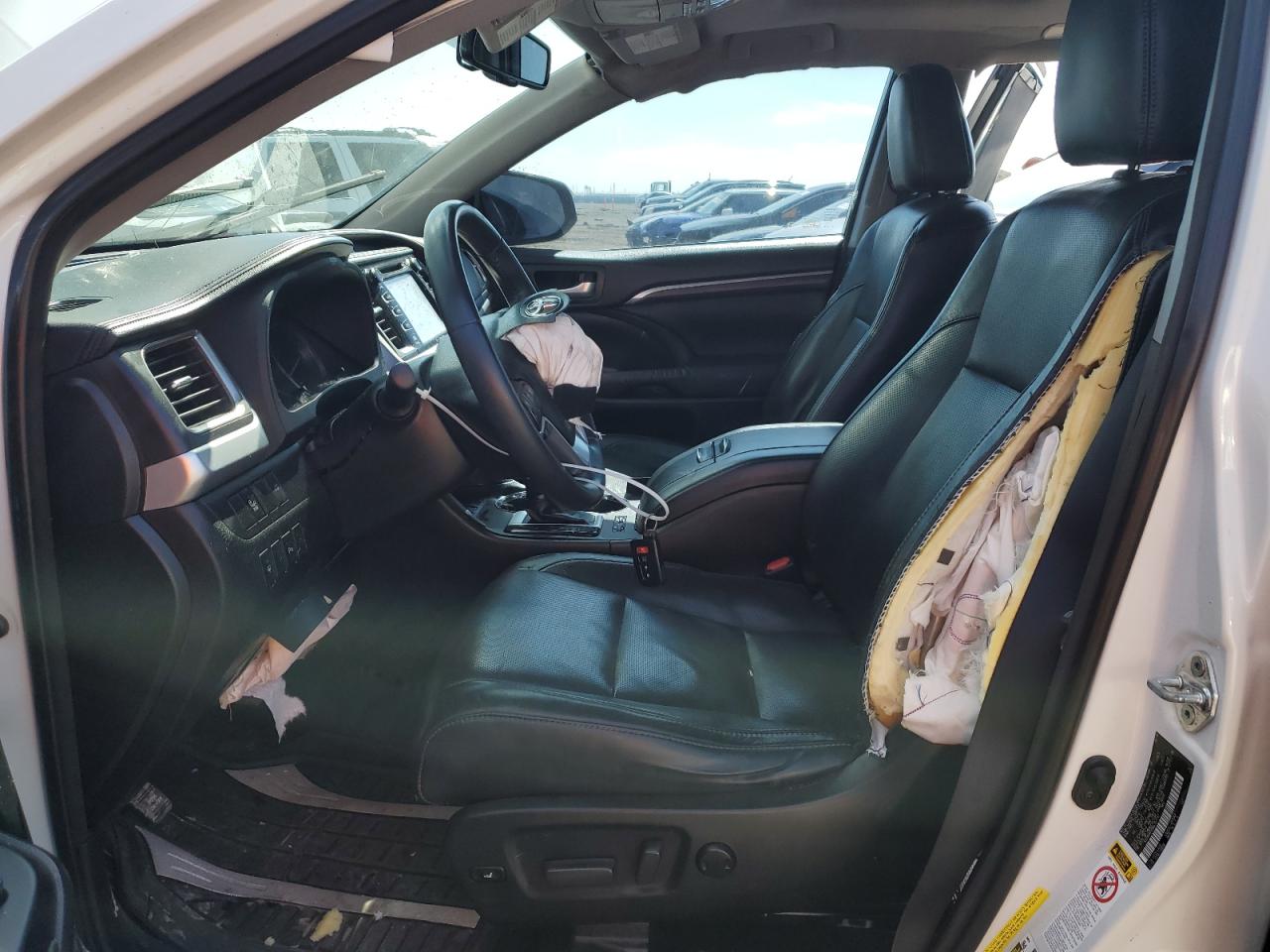 2016 Toyota Highlander VIN 5TDYKRFH9GS151747 Copart auction photo, front end / side damage thumbnail 7