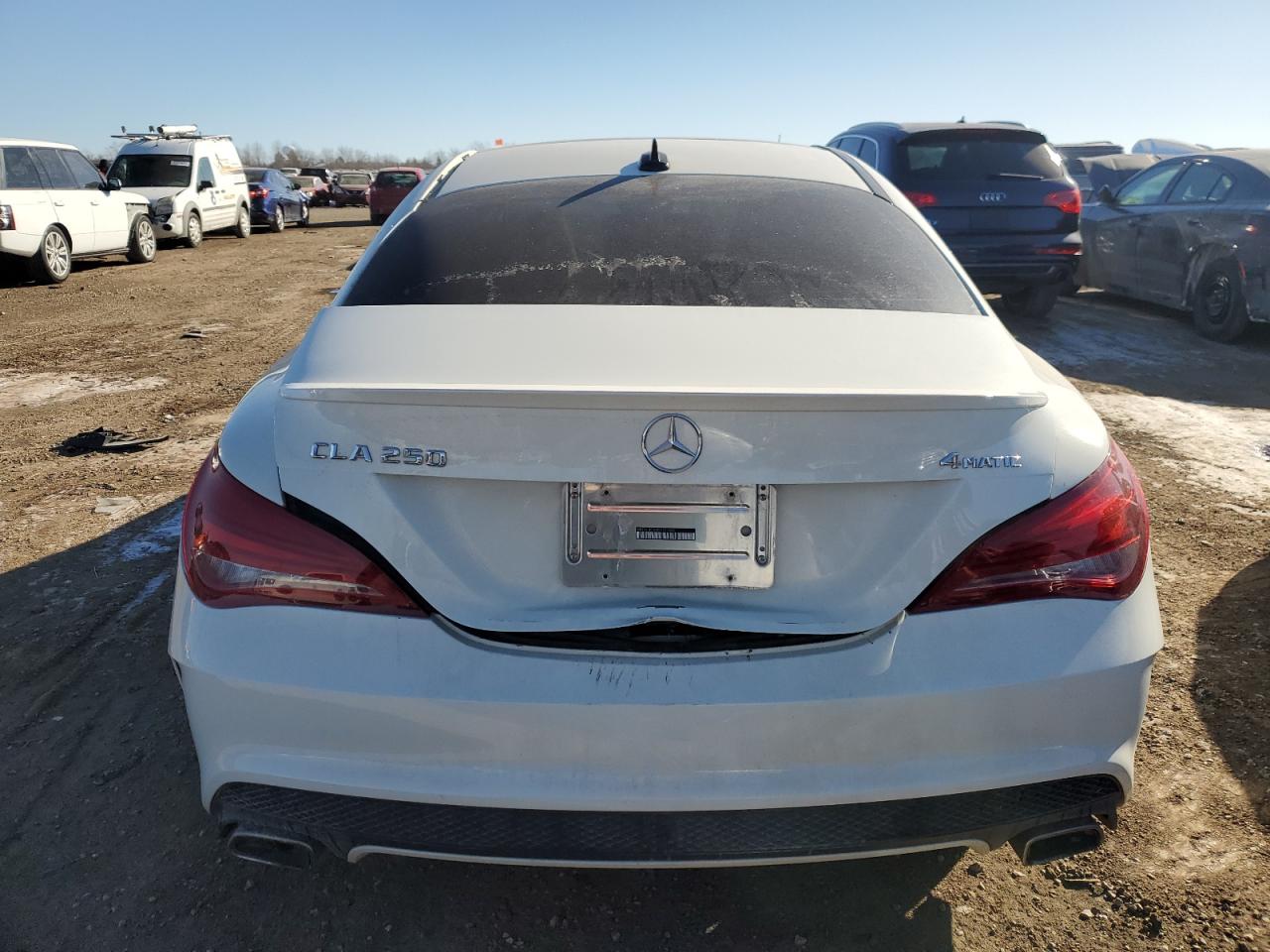 2014 Mercedes-Benz CLA-klasse VIN WDDSJ4GB9EN131982 Copart auction photo, front end / rear end damage thumbnail 6