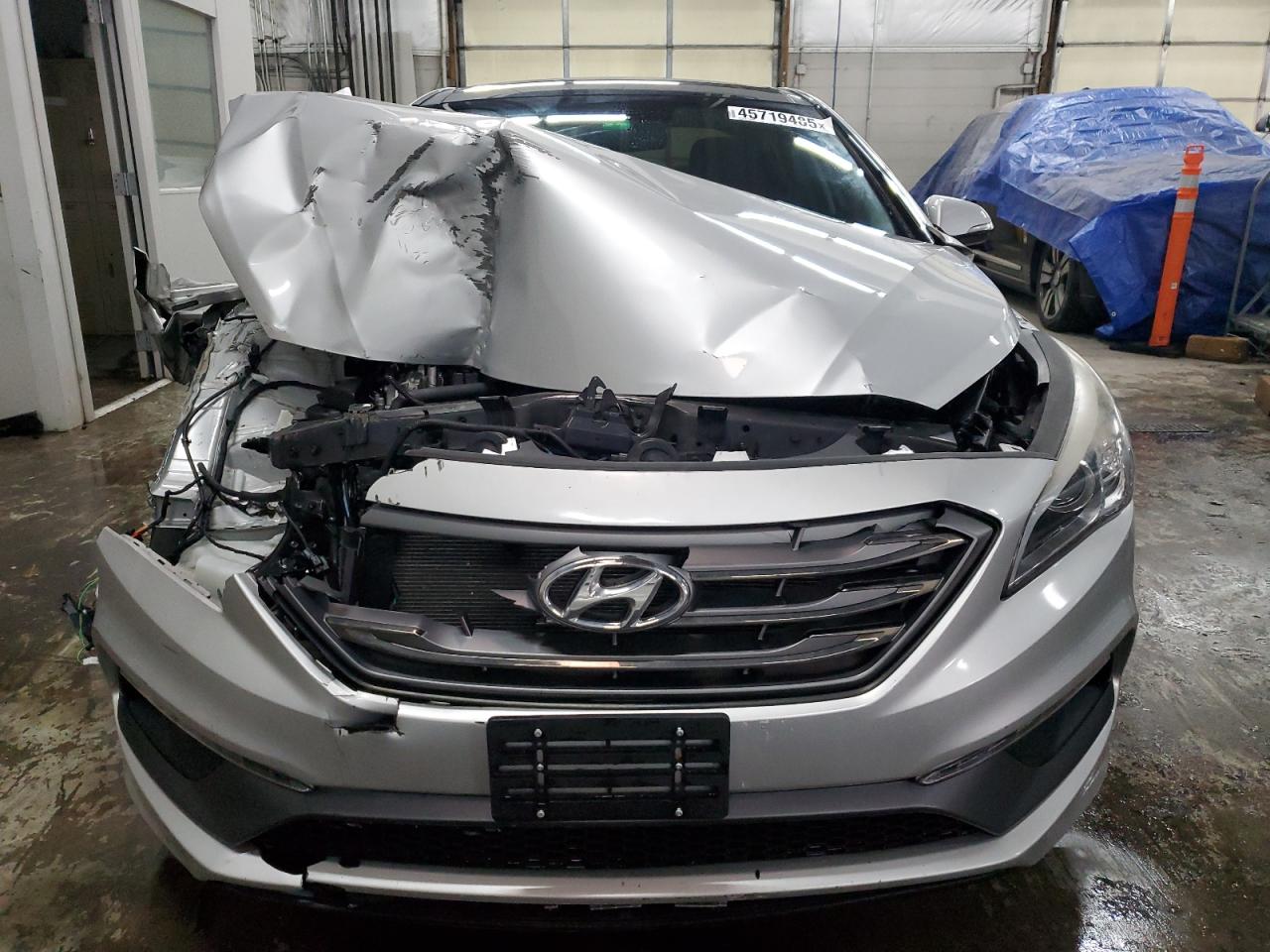 2016 Hyundai Sonata VIN 5NPE34AF7GH274350 Copart auction photo, front end damage thumbnail 5