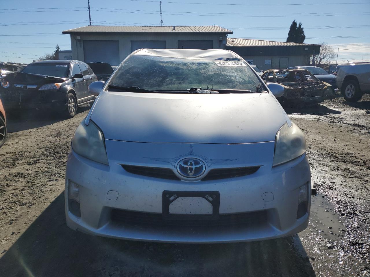 2010 Toyota Prius VIN JTDKN3DU7A1095581 Copart auction photo, top/roof damage thumbnail 5