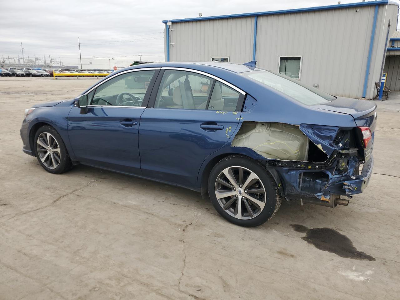 2019 Subaru Legacy VIN 4S3BNAN60K3029870 Copart auction photo, rear end / side damage thumbnail 2