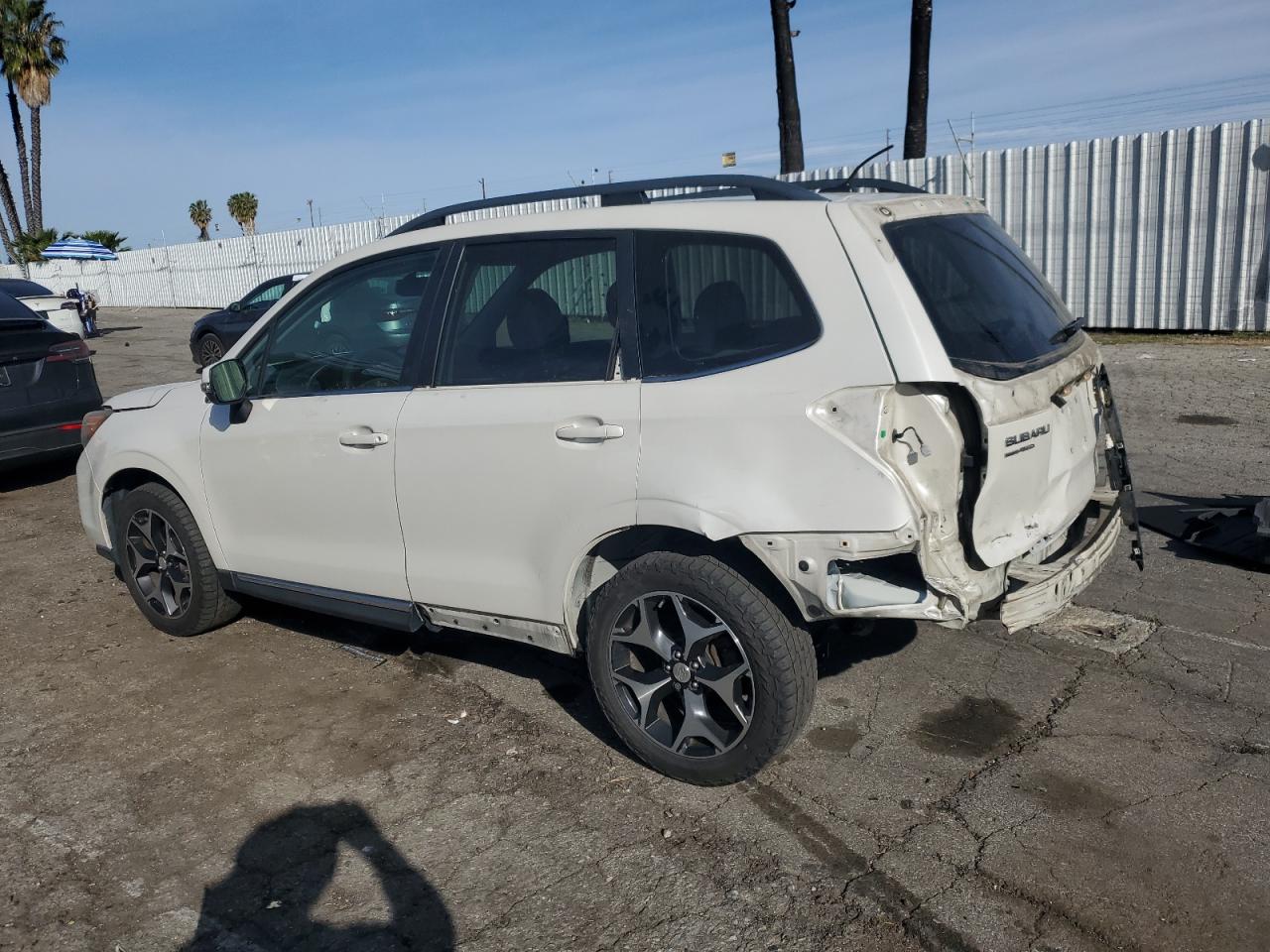 2015 Subaru Forester VIN JF2SJGUC3FH424271 Copart auction photo, rear end / minor dent/scratches damage thumbnail 2