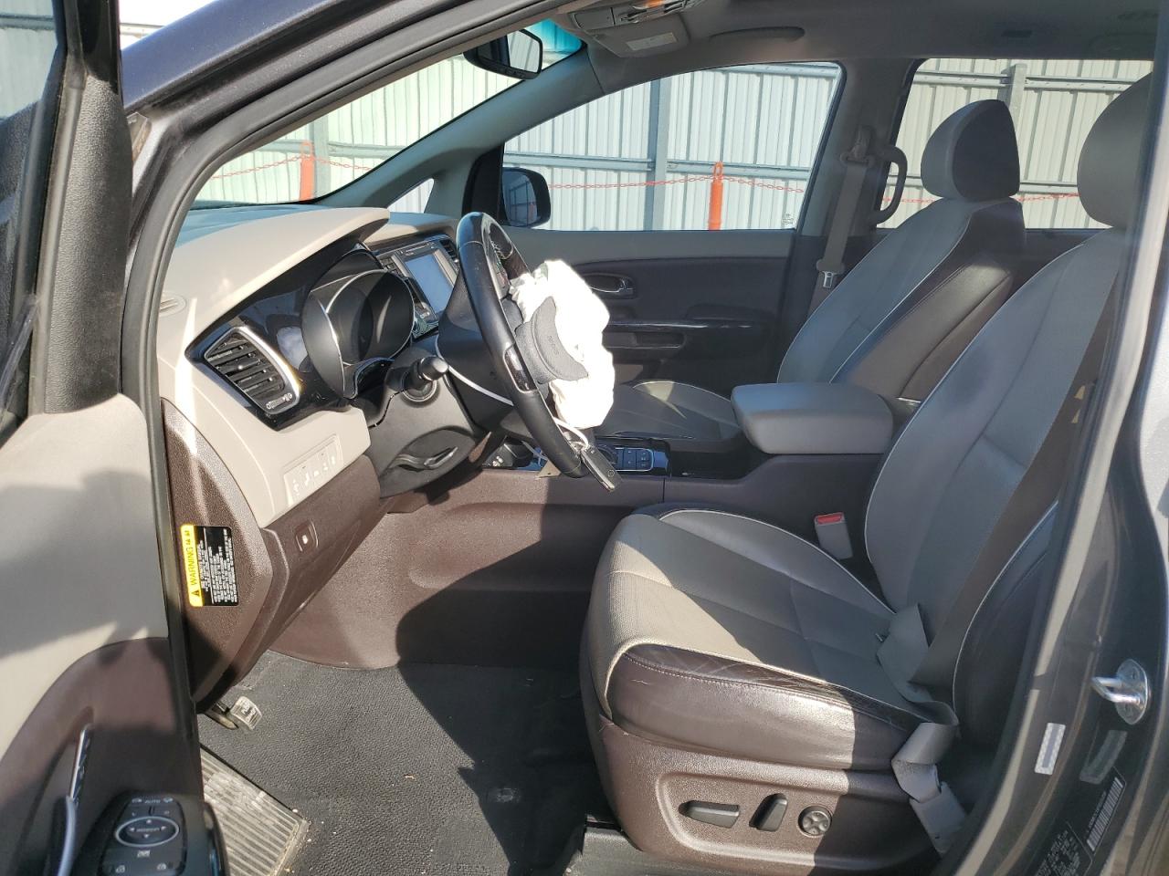 2015 KIA Sedona VIN KNDME5C1XF6020296 Copart auction photo, front end damage thumbnail 7