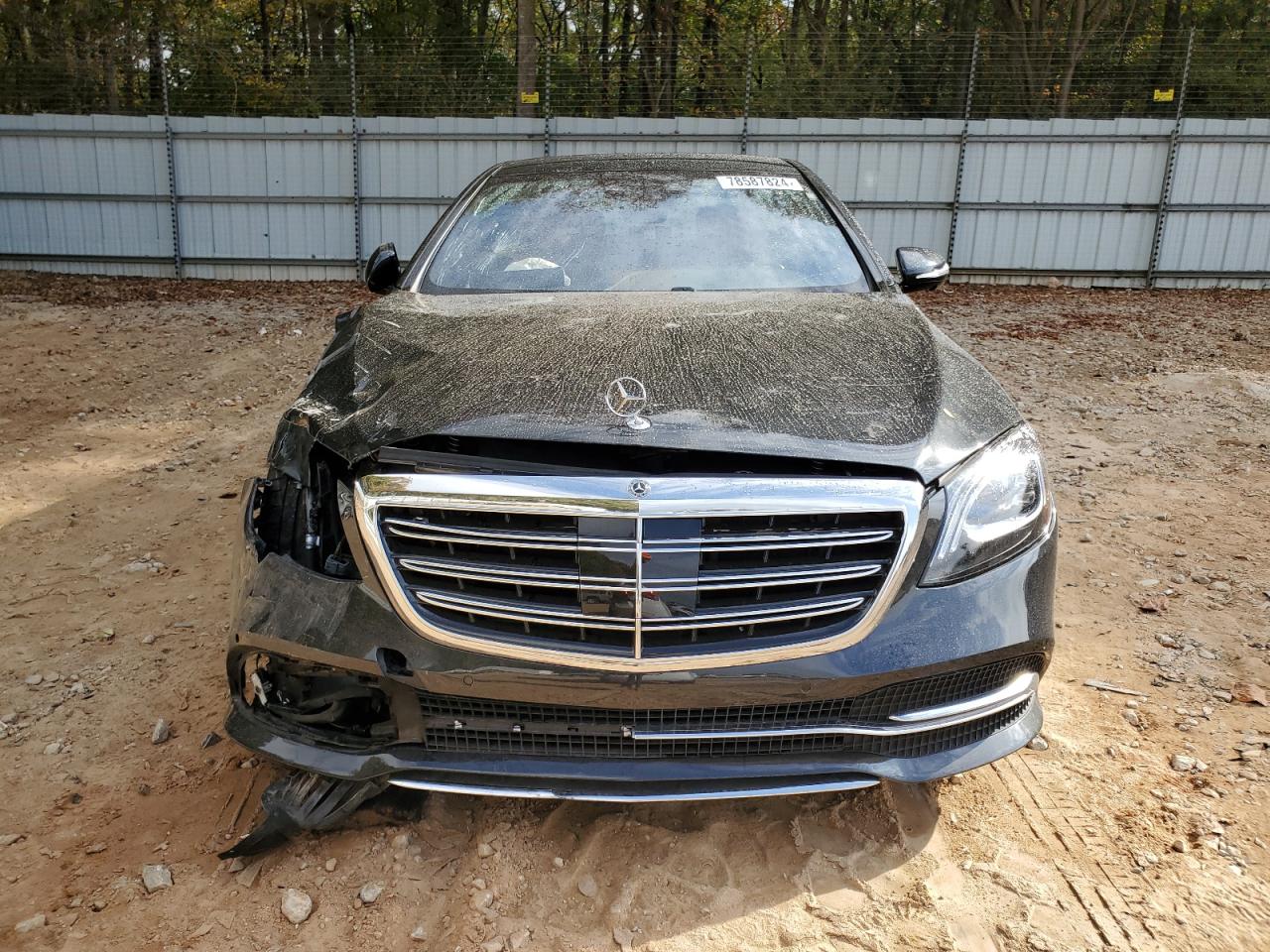 2019 Mercedes-Benz S-klasse VIN WDDUG8DB2KA428453 Copart auction photo, front end / all over damage thumbnail 5