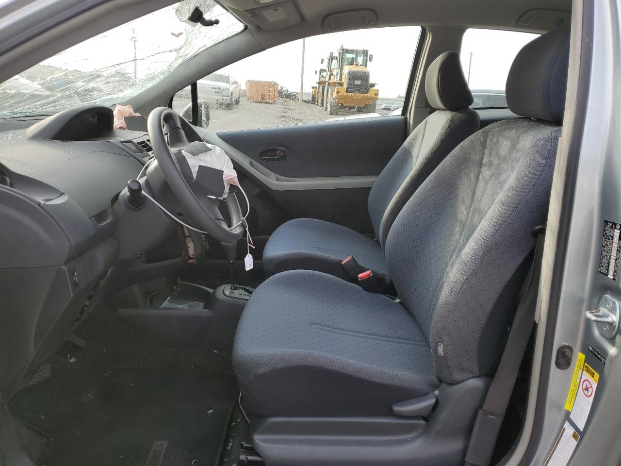 2010 Toyota Yaris VIN JTDJT4K36A5323595 Copart auction photo, front end / side damage thumbnail 7