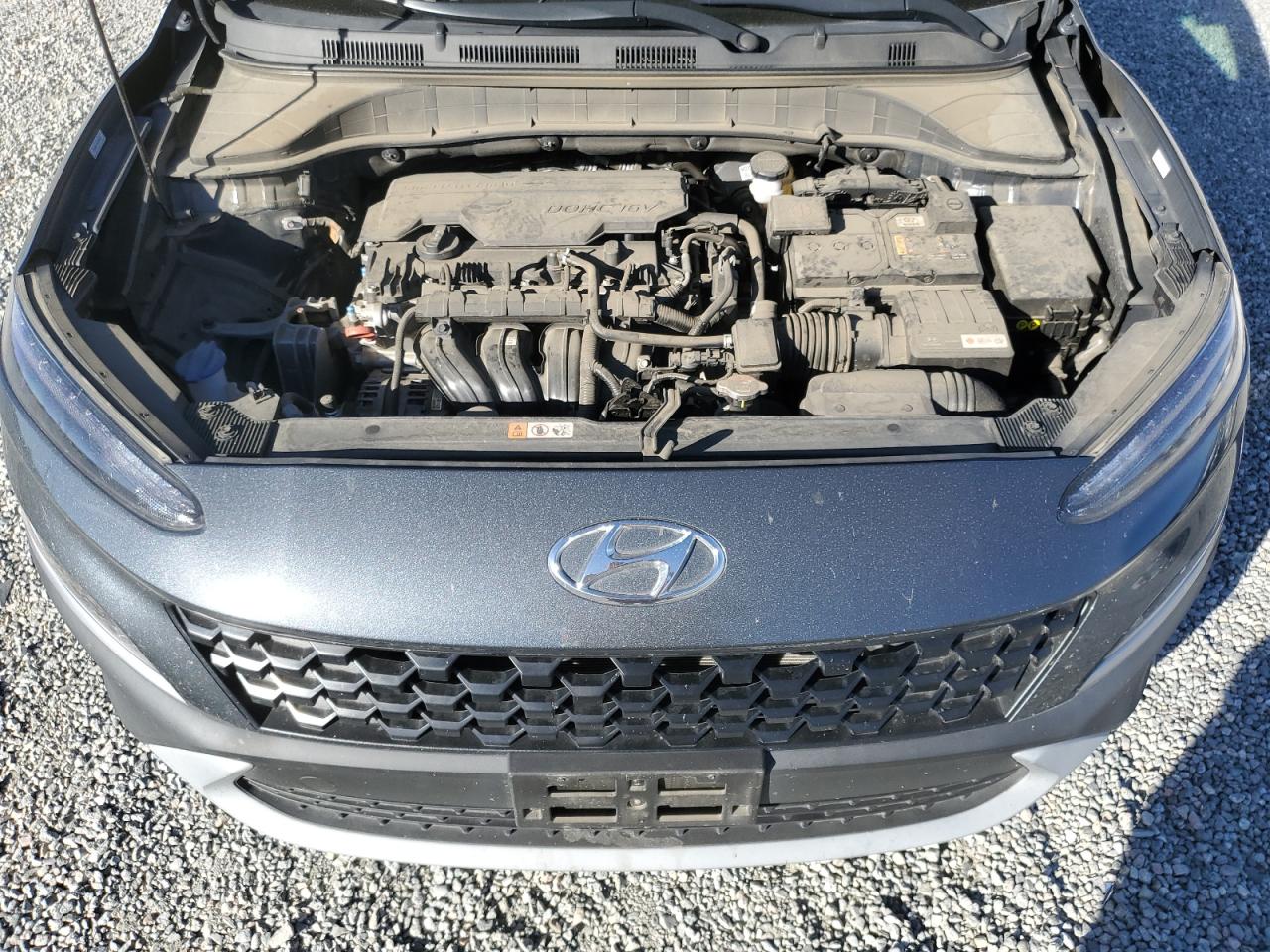 2022 Hyundai Kona VIN KM8K62AB1NU803513 Copart auction photo, side / rear end damage thumbnail 13