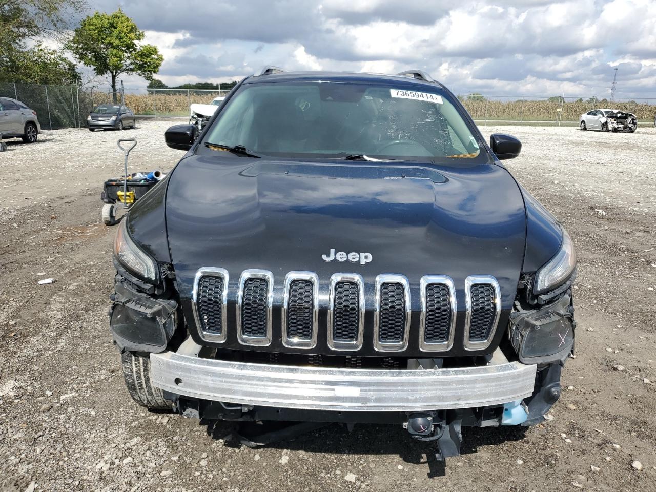 2014 Jeep Grand Cherokee VIN 1C4PJMDB9EW165757 Copart auction photo, front end / minor dent/scratches damage thumbnail 5