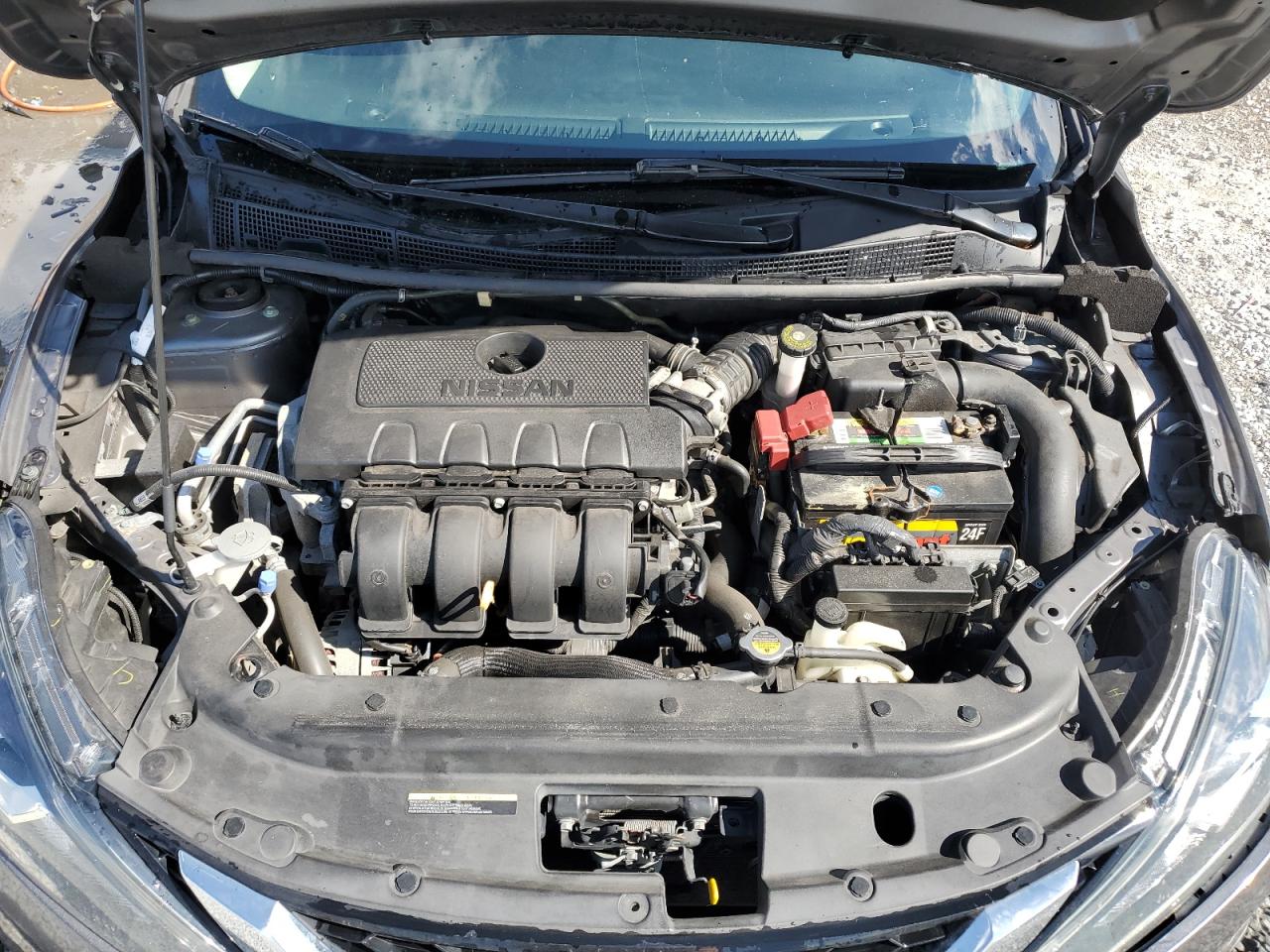 2019 Nissan Sentra VIN 3N1AB7AP3KY381356 Copart auction photo, side / front end damage thumbnail 11