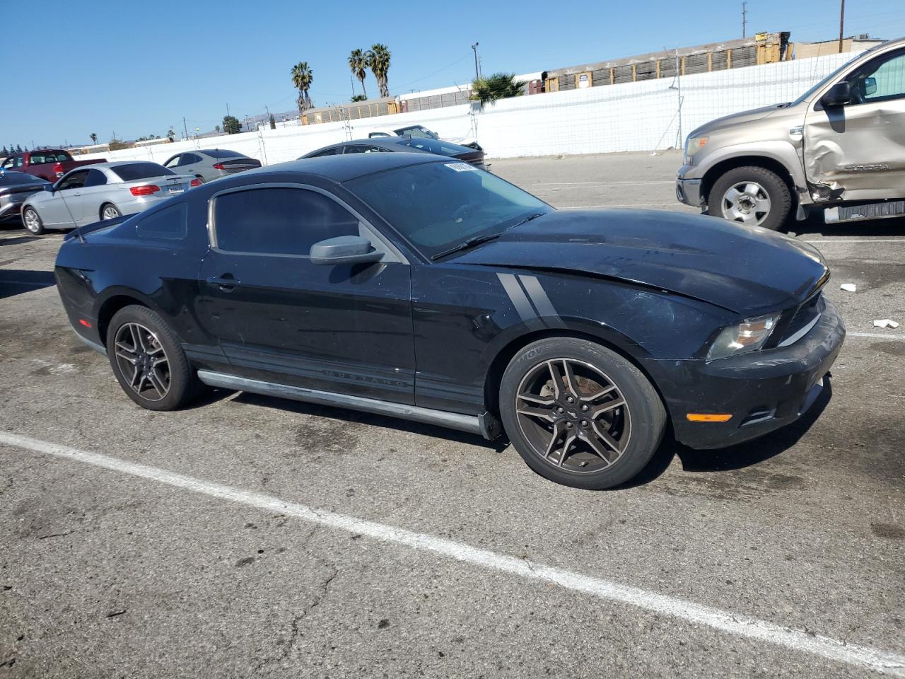 2010 Ford Mustang VIN 1ZVBP8ANXA5163351 Copart auction photo, front end / minor dent/scratches damage thumbnail 4