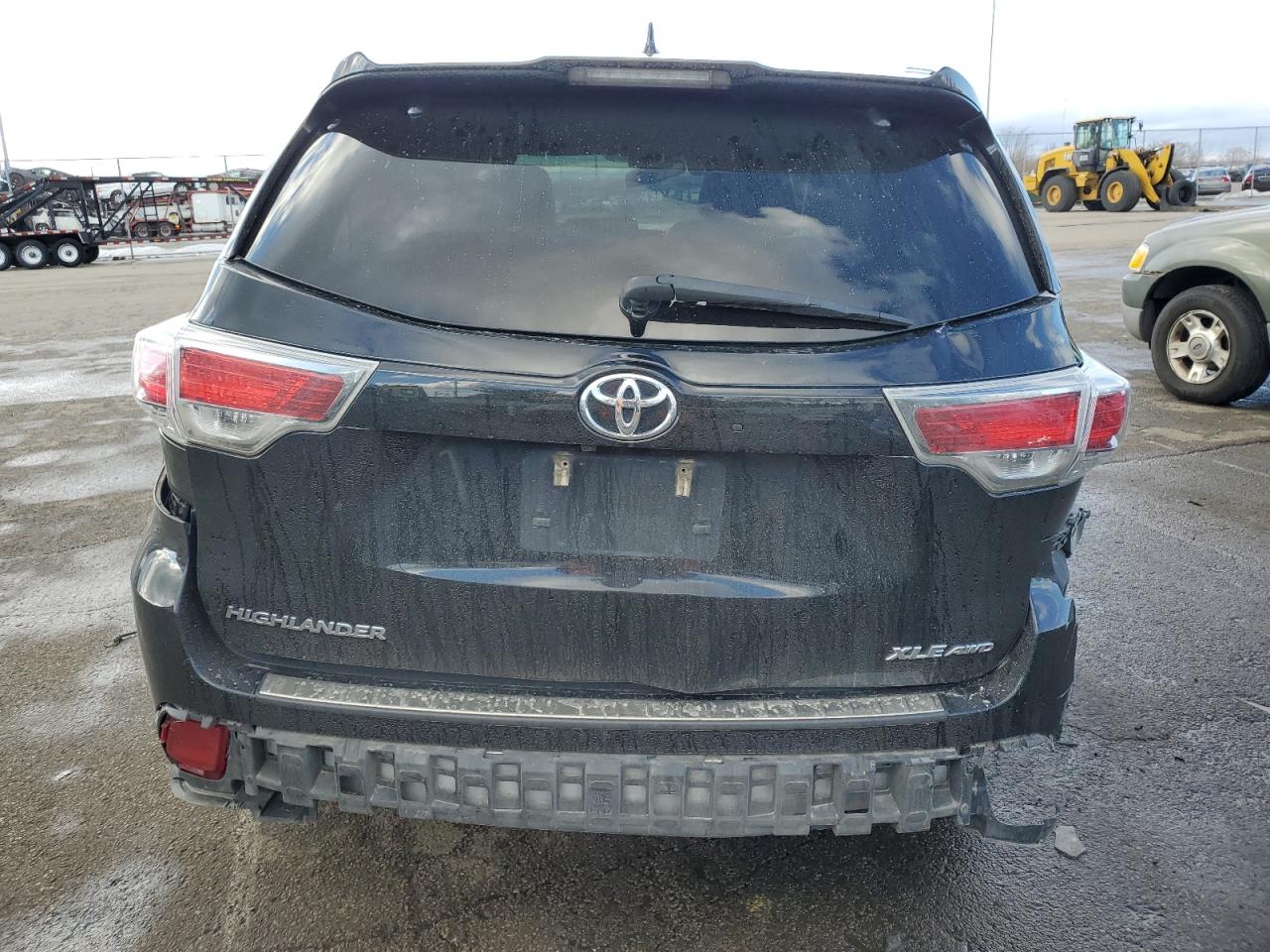 2016 Toyota Highlander VIN 5TDJKRFH6GS287559 Copart auction photo, all over / undercarriage damage thumbnail 6