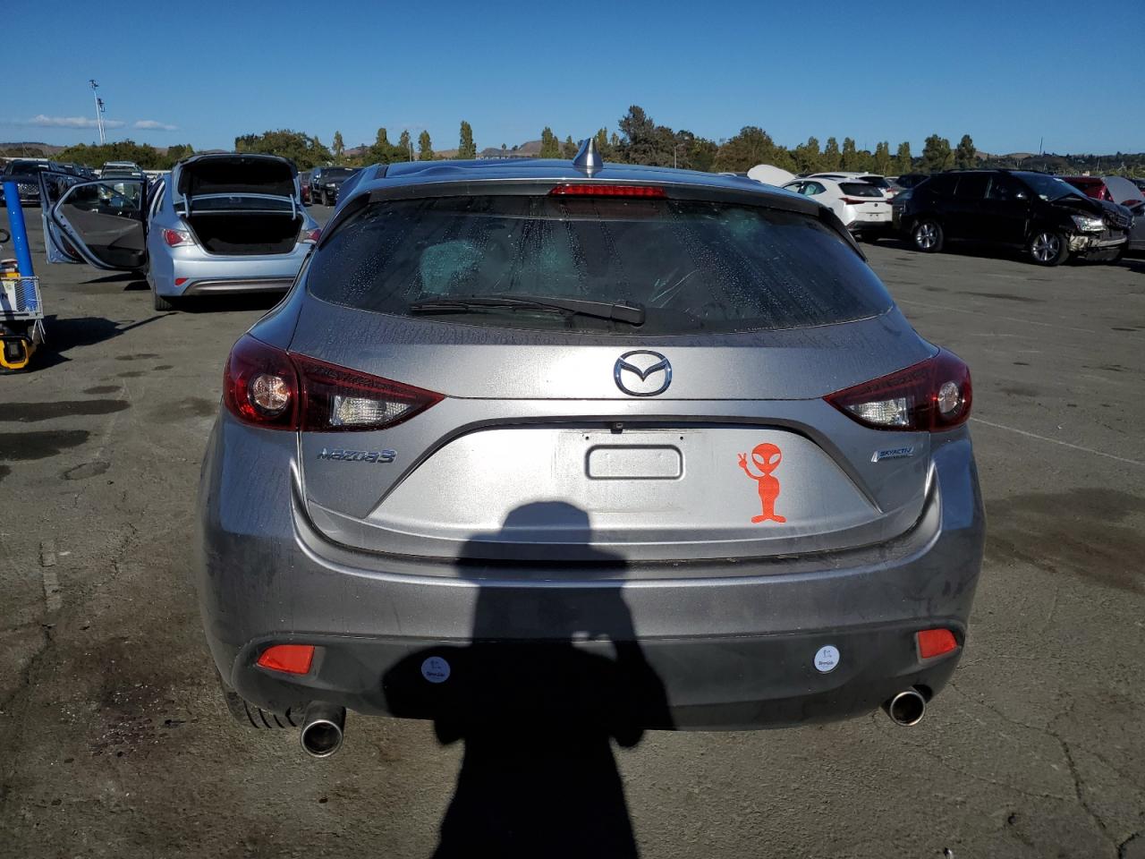 2015 Mazda 3 VIN 3MZBM1M75FM202572 Copart auction photo, all over damage thumbnail 6
