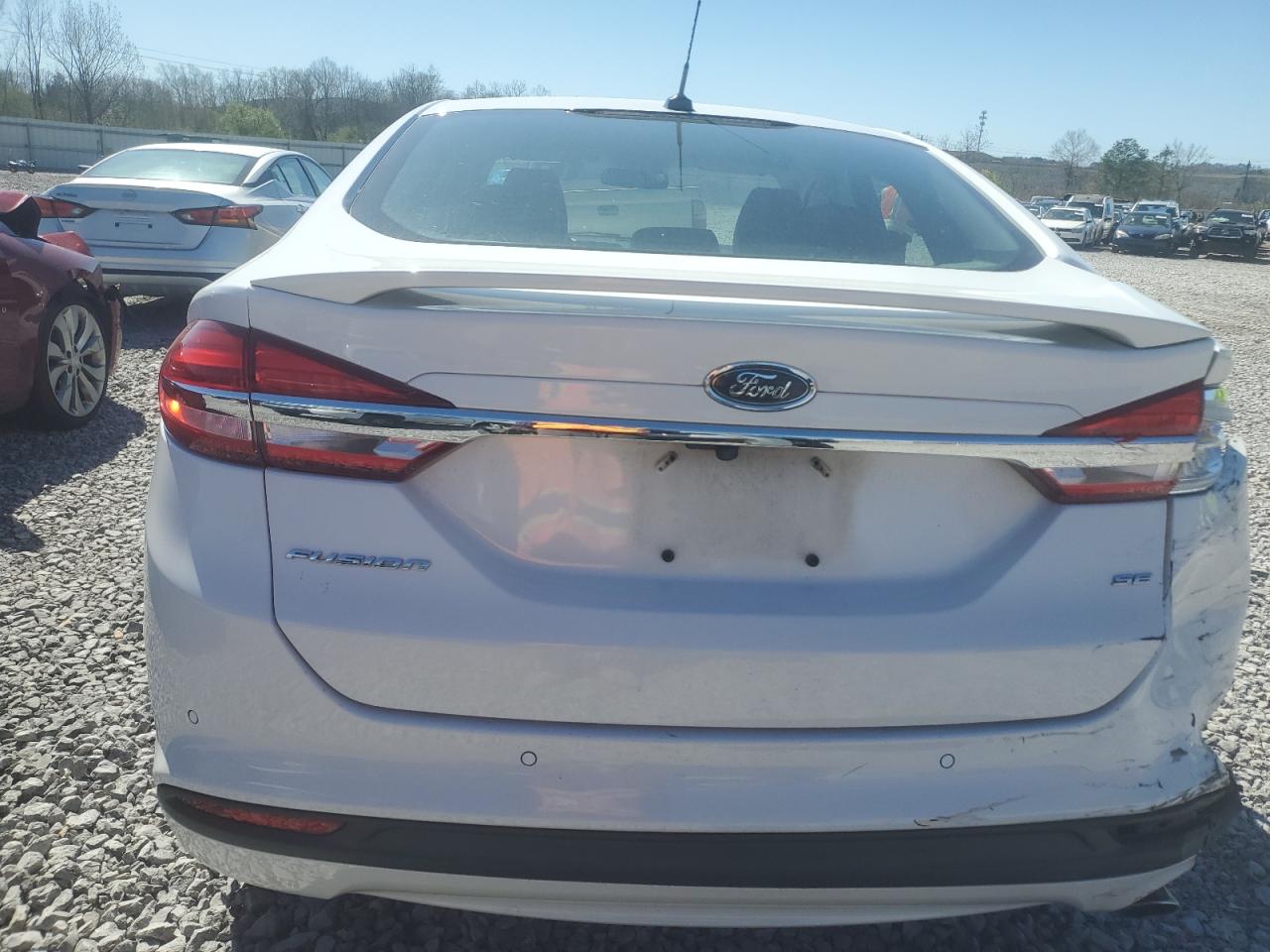 2017 Ford Fusion VIN 3FA6P0H77HR337421 Copart auction photo, rear end damage thumbnail 6