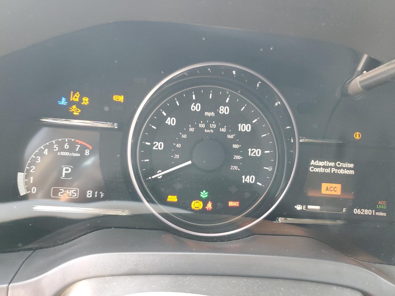 2022 Honda HR-V VIN 3CZRU5H54NM722191 Copart auction photo, top/roof damage thumbnail 9