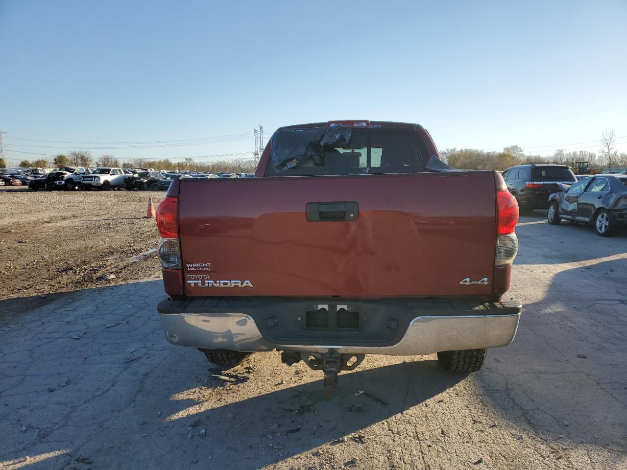 2007 Toyota Tundra VIN 5TBBT541X7S452960 Copart auction photo, rear end damage thumbnail 6