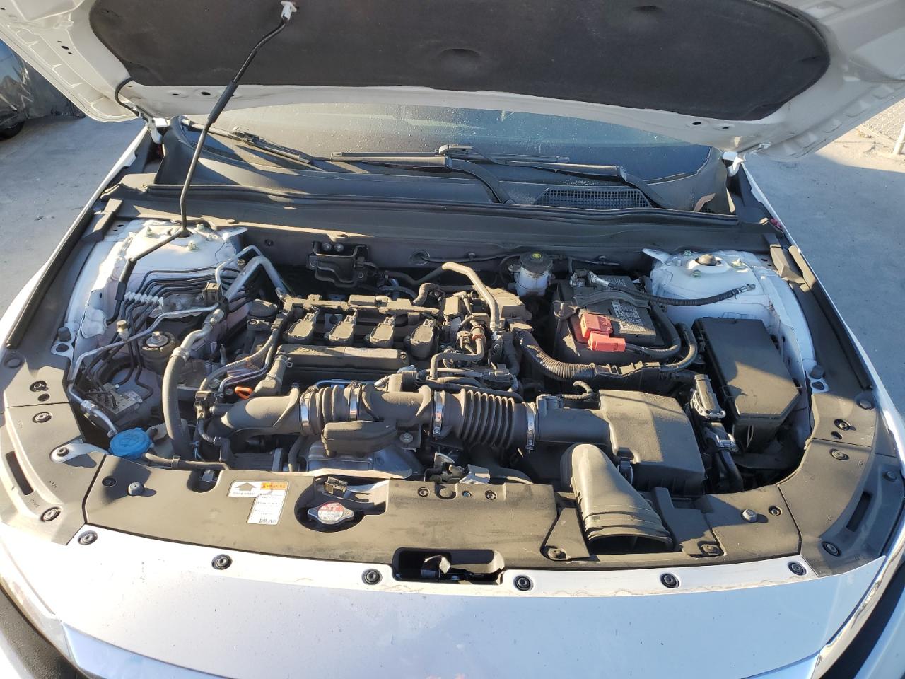 2020 Honda Accord VIN 1HGCV1F14LA054292 Copart auction photo, side damage thumbnail 11