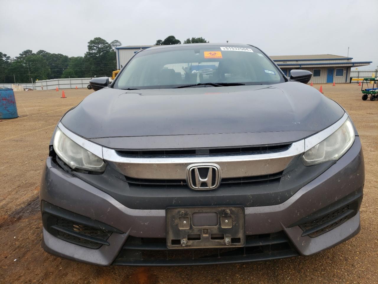 2016 Honda Civic VIN 19XFC2F56GE094953 Copart auction photo, rear end / front end damage thumbnail 5
