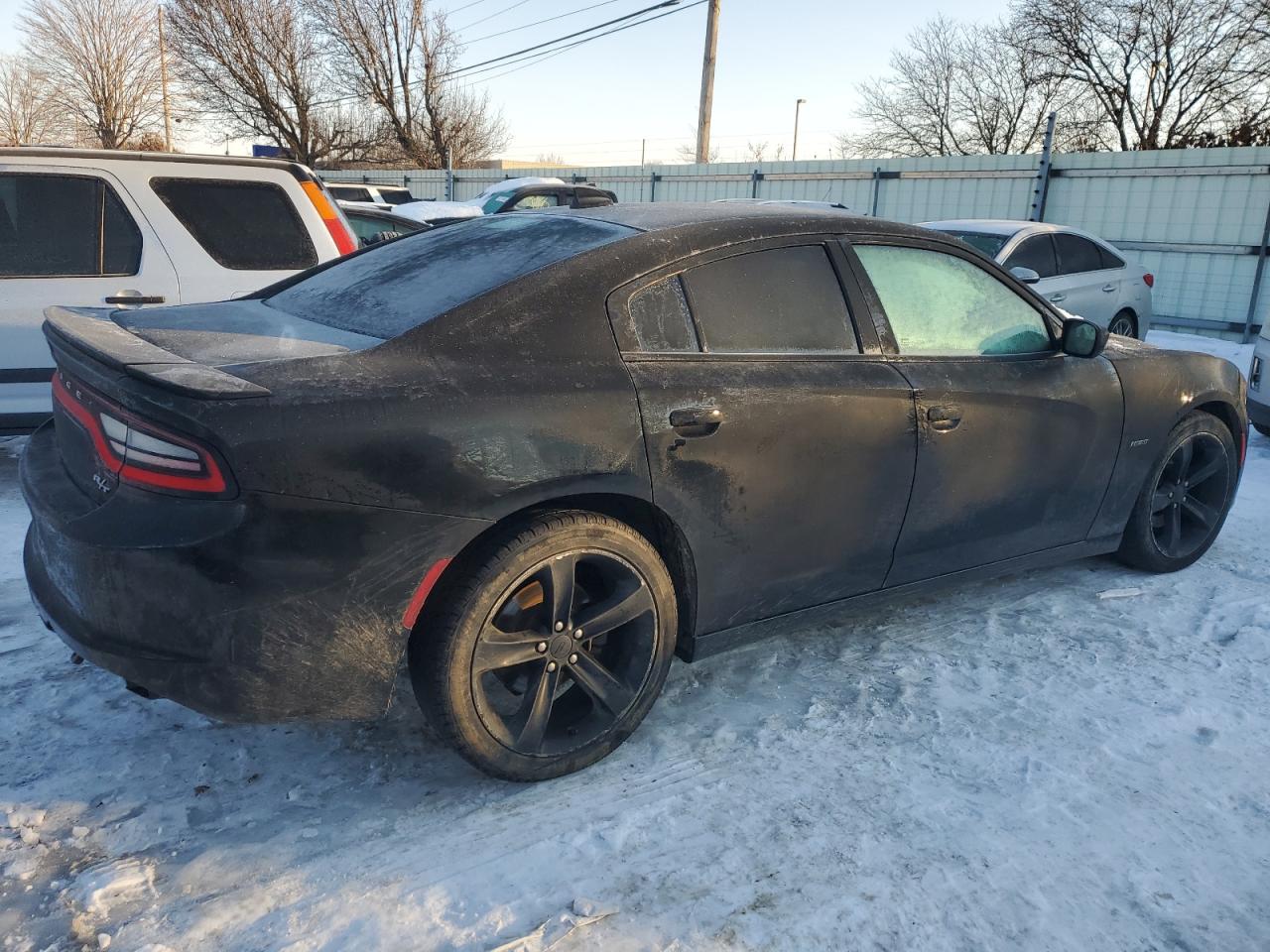2018 Dodge Charger VIN 2C3CDXCT4JH125407 Copart auction photo, front end / side damage thumbnail 3