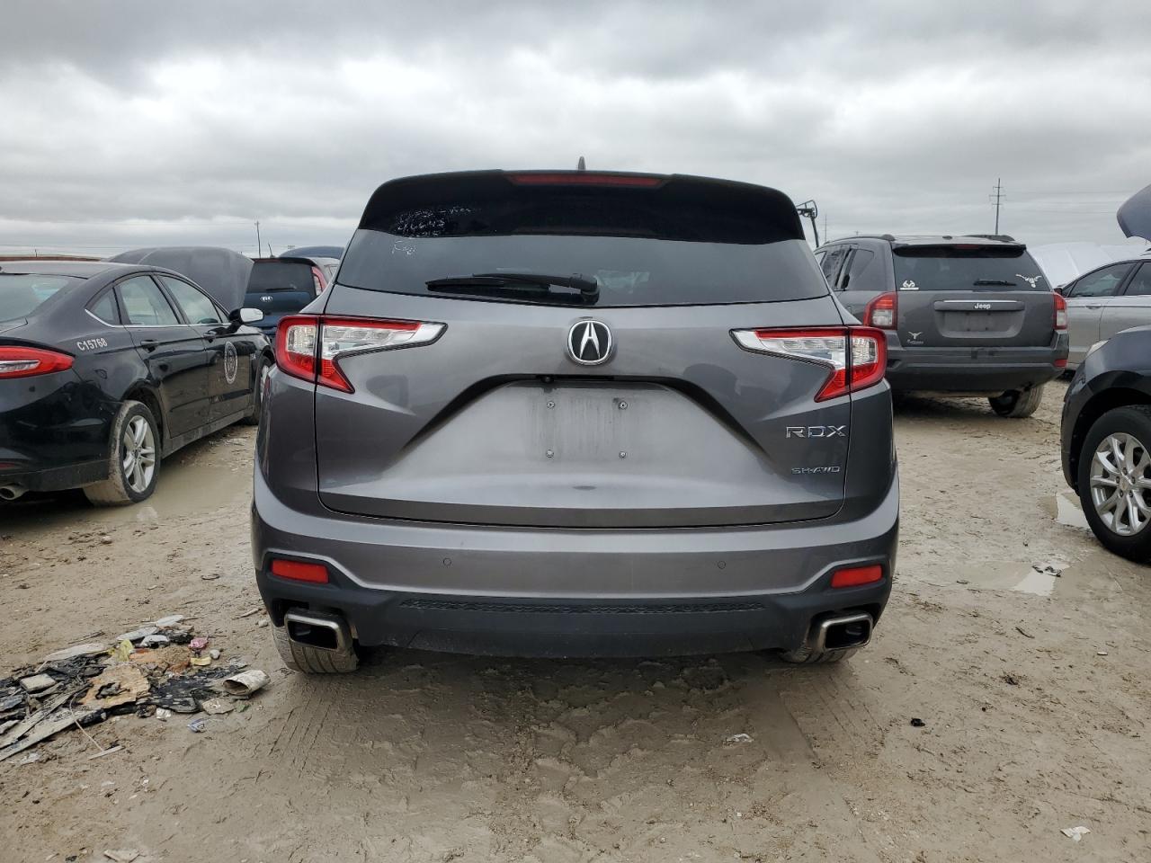 2022 Acura RDX VIN 5J8TC2H57NL008846 Copart auction photo, side / front end damage thumbnail 6