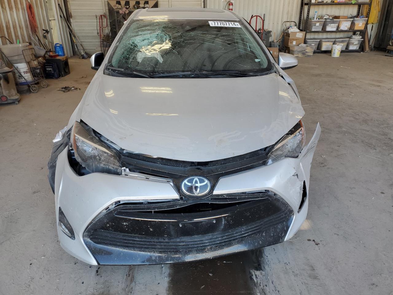 2017 Toyota Corolla VIN 2T1BURHE6HC814995 Copart auction photo, front end / side damage thumbnail 5