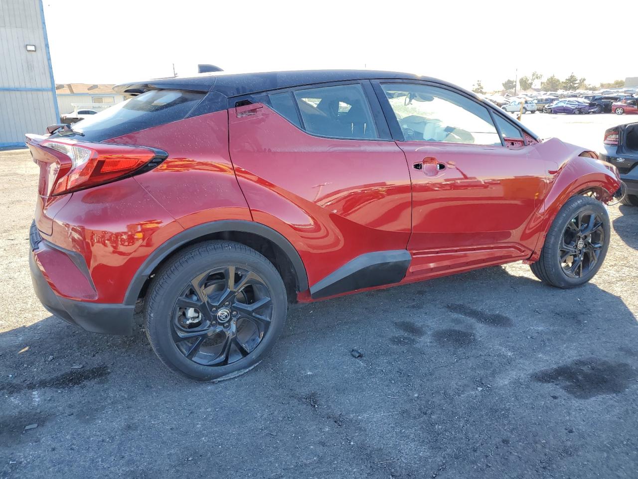 2022 Toyota C-HR VIN JTNKHMBXXN1134157 Copart auction photo, front end damage thumbnail 3
