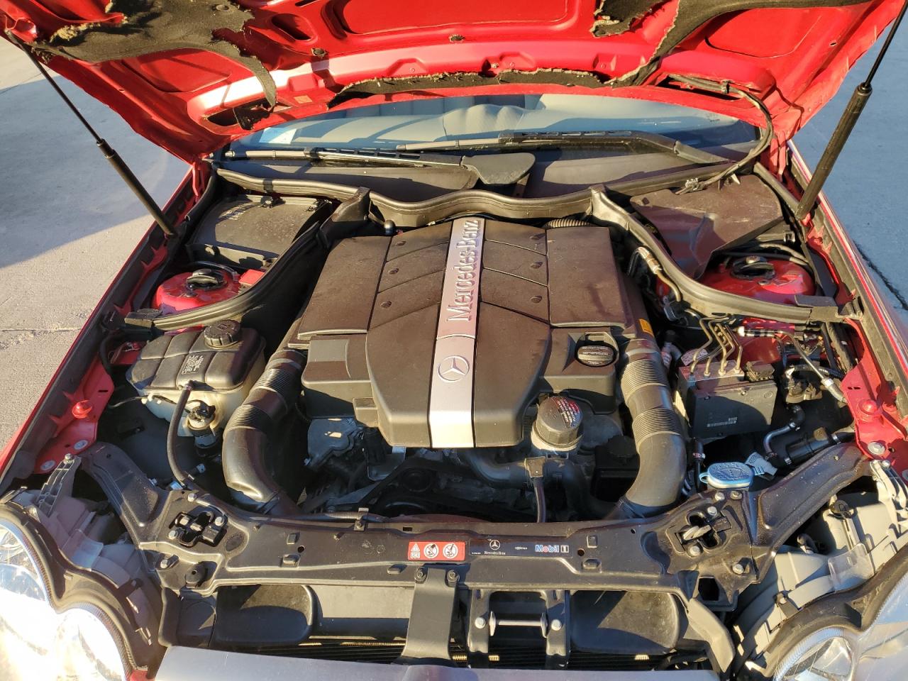 2005 Mercedes-Benz CLK-klasse VIN WDBTK65G75T055243 Copart auction photo, all over damage thumbnail 12