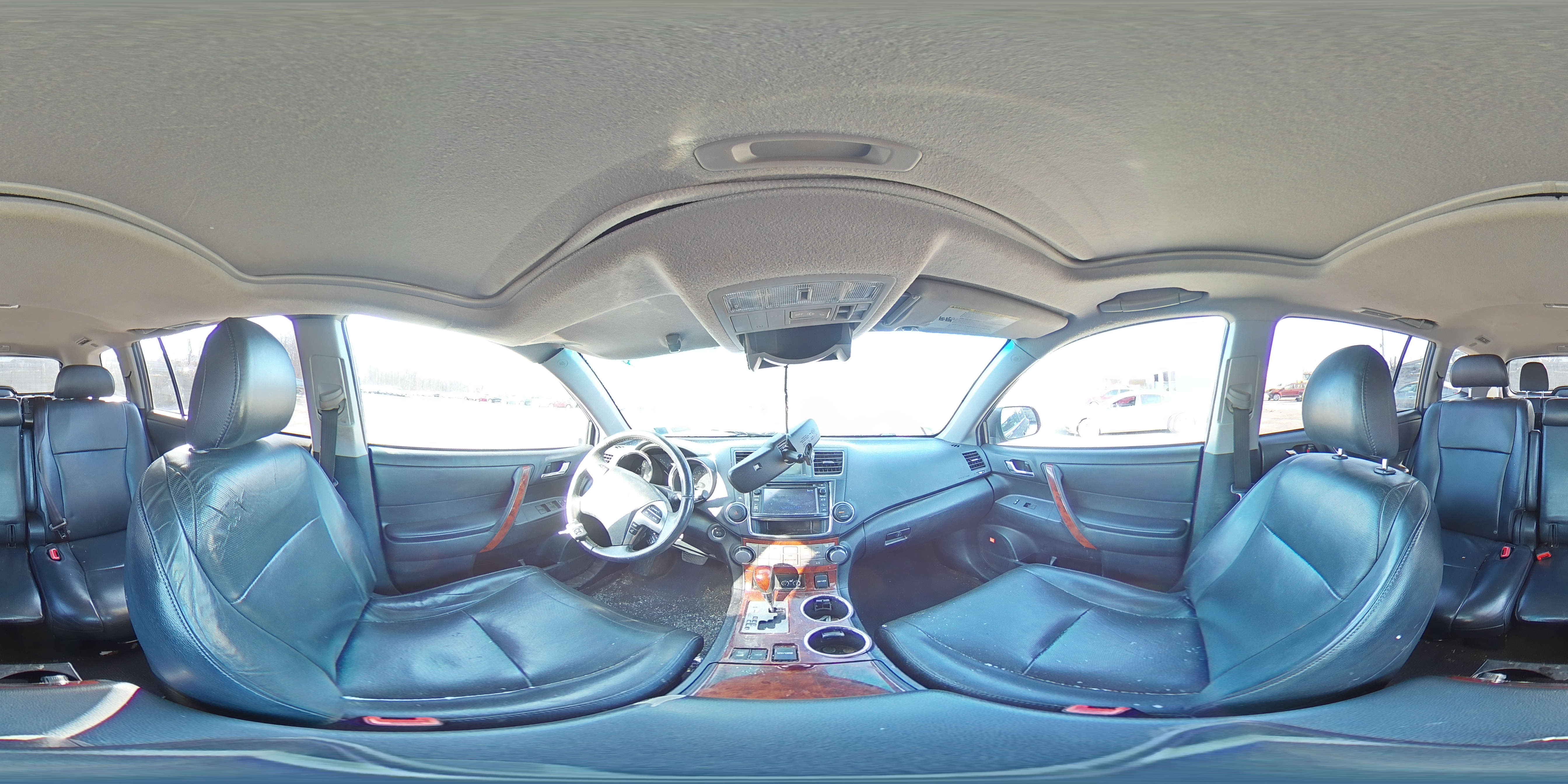 2013 Toyota Highlander VIN 5TDDK3EH1DS211786 Copart auction photo, top/roof / minor dent/scratches damage thumbnail 14