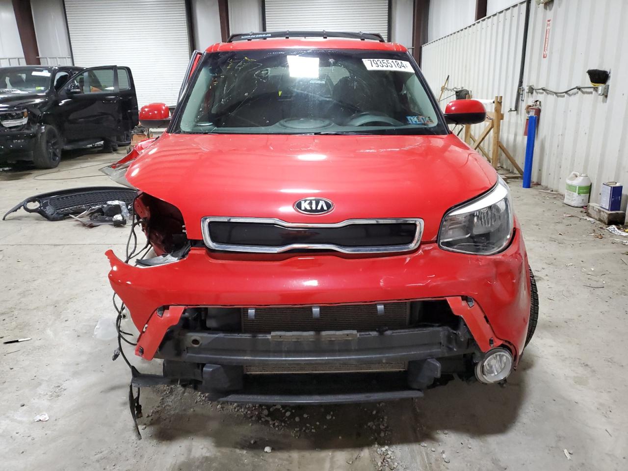 2016 KIA Soul VIN KNDJP3A56G7865570 Copart auction photo, front end / side damage thumbnail 5