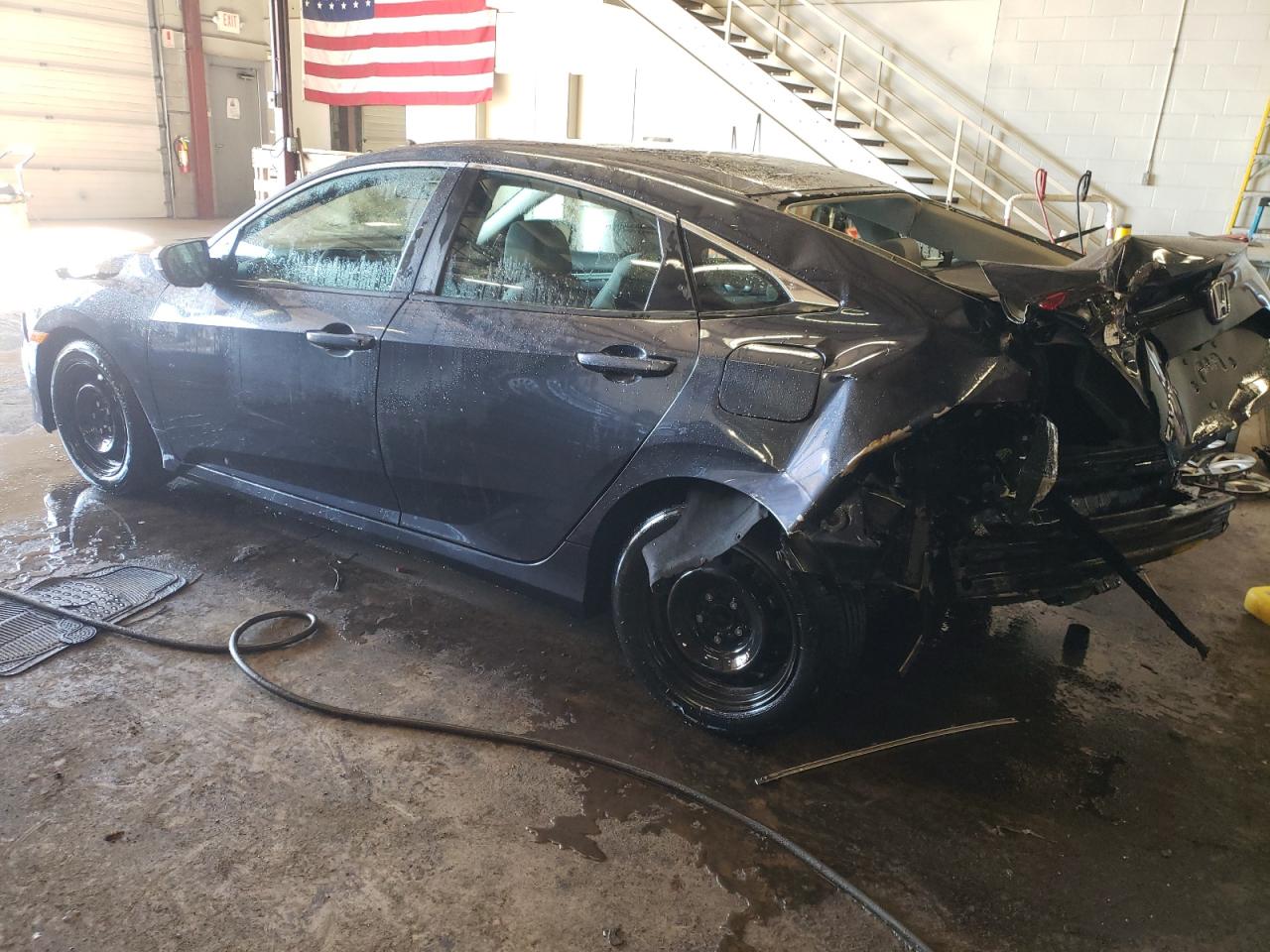 2018 Honda Civic VIN 2HGFC2F53JH531174 Copart auction photo, rear end / front end damage thumbnail 2