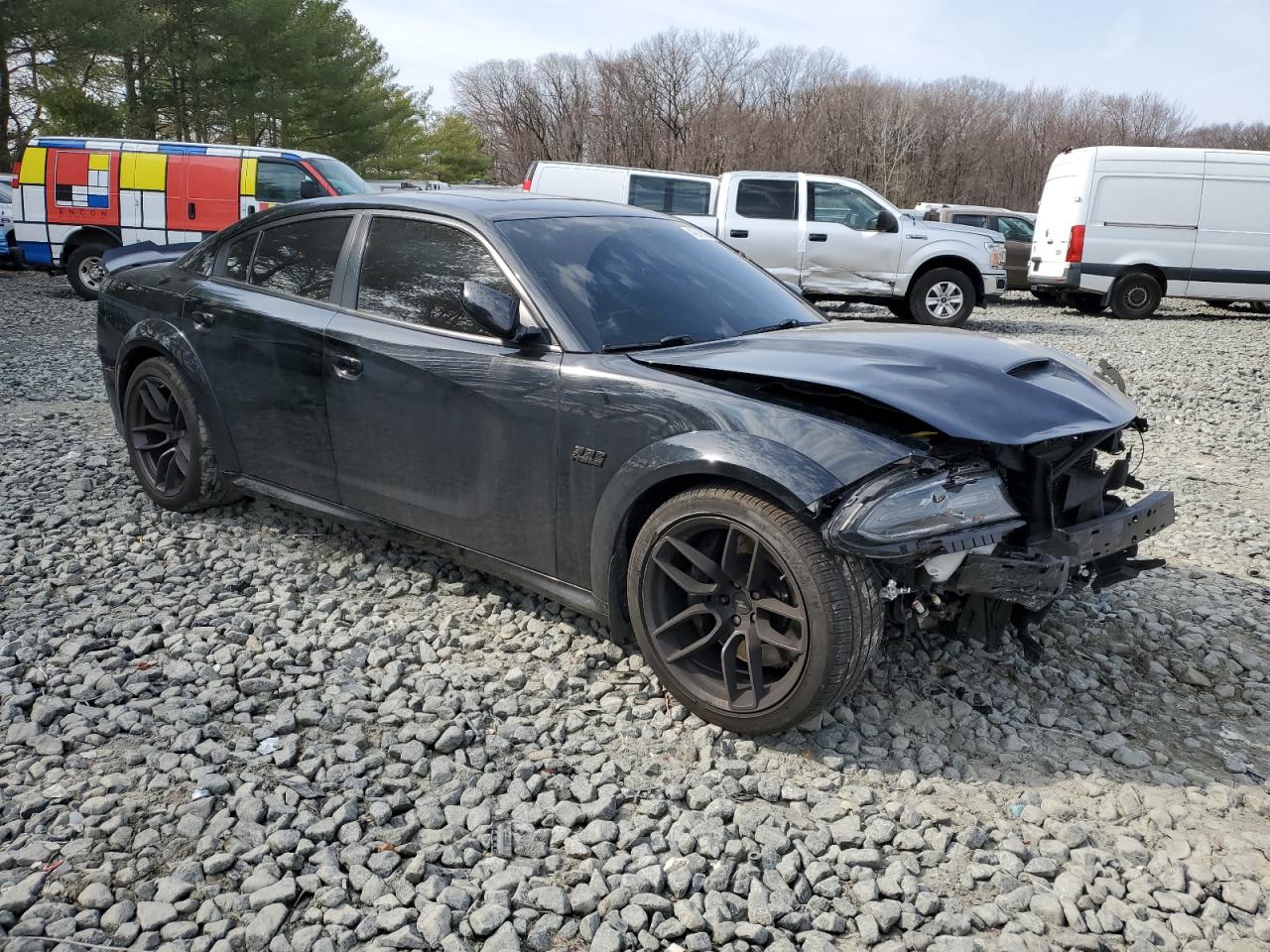 2021 Dodge Charger VIN 2C3CDXGJXMH500777 Copart auction photo, front end / rear end damage thumbnail 4