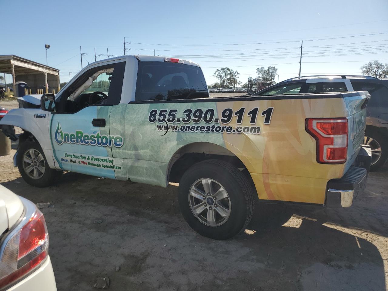 2019 Ford F-150 VIN 1FTMF1CB1KKC65374 Copart auction photo, front end damage thumbnail 2