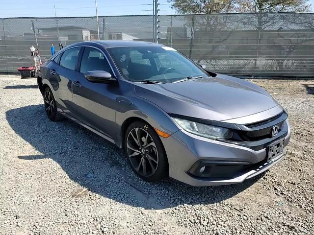 2019 Honda Civic VIN 2HGFC2F81KH513137 Copart auction photo, rear end / minor dent/scratches damage thumbnail 11