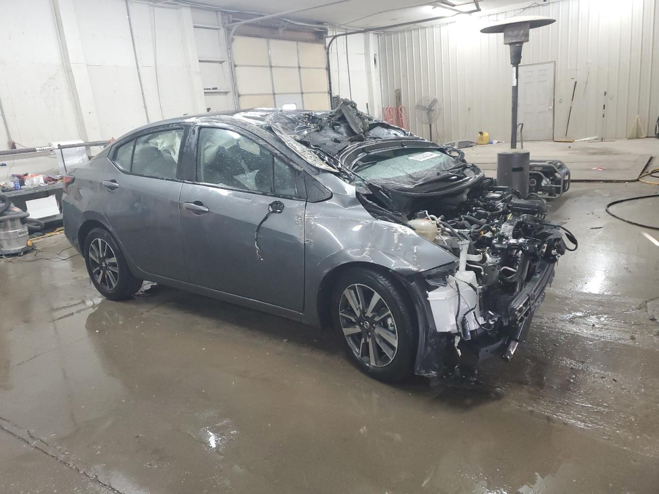 2021 Nissan Versa VIN 3N1CN8EV1ML832928 Copart auction photo, rollover / undercarriage damage thumbnail 4