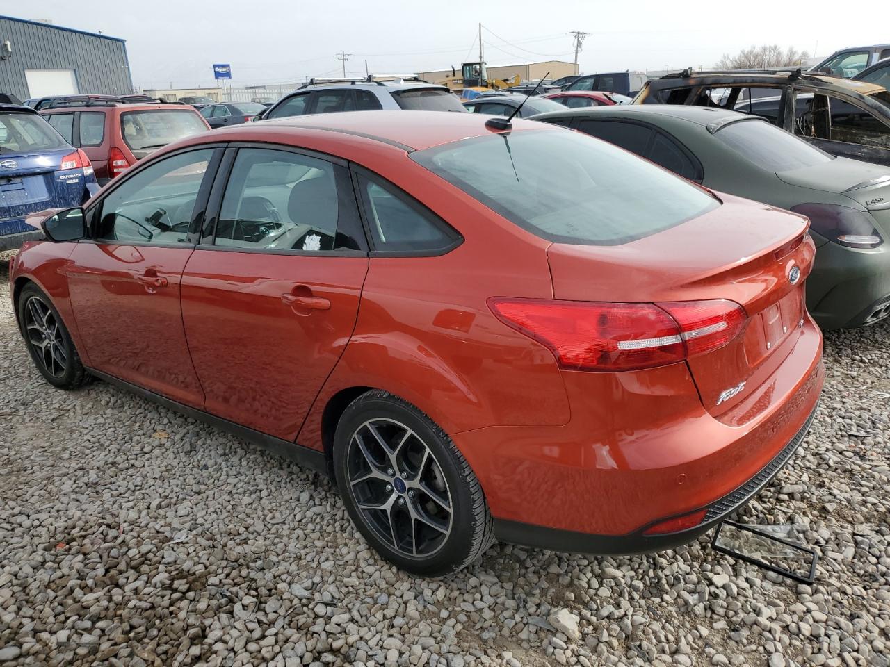 2018 Ford Focus VIN 1FADP3H29JL240903 Copart auction photo, front end damage thumbnail 2