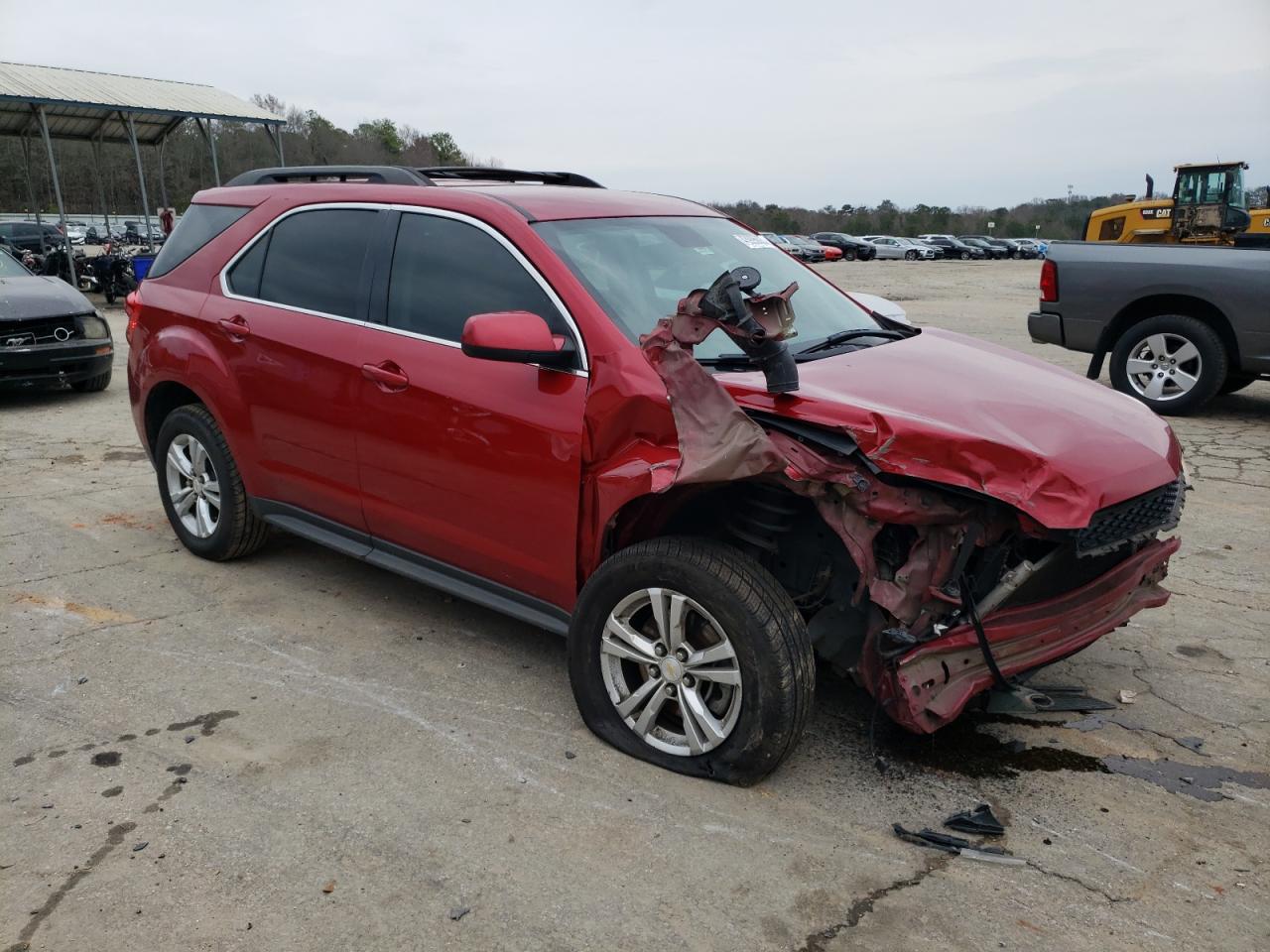 2013 Chevrolet Equinox VIN 1GNALDEK1DZ100467 Copart auction photo, front end damage thumbnail 4