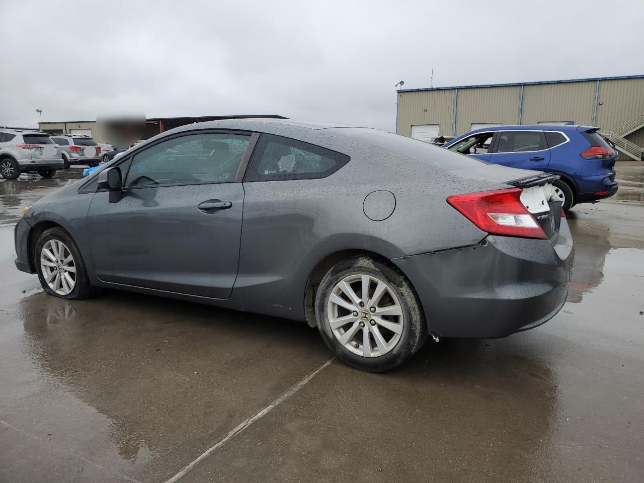 2012 Honda Civic VIN 2HGFG3B80CH534692 Copart auction photo, front end / side damage thumbnail 2
