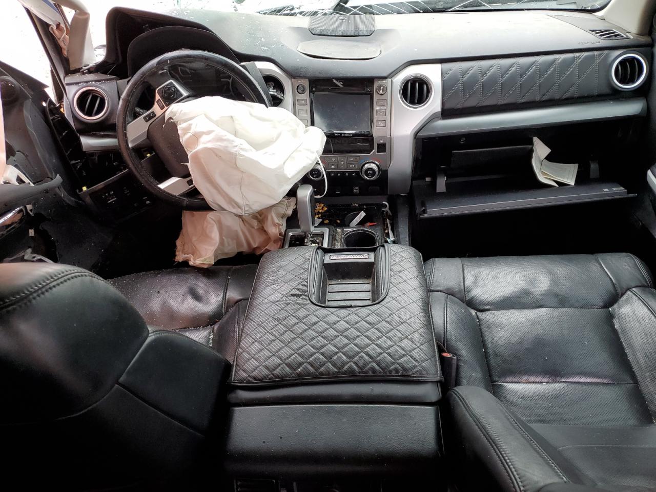 2018 Toyota Tundra VIN 5TFAW5F15JX716708 Copart auction photo, all over damage thumbnail 8