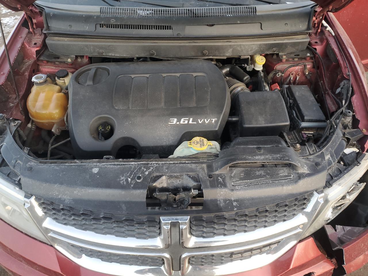 2011 Dodge Journey VIN 3D4PH3FG5BT524153 Copart auction photo, all over damage thumbnail 13