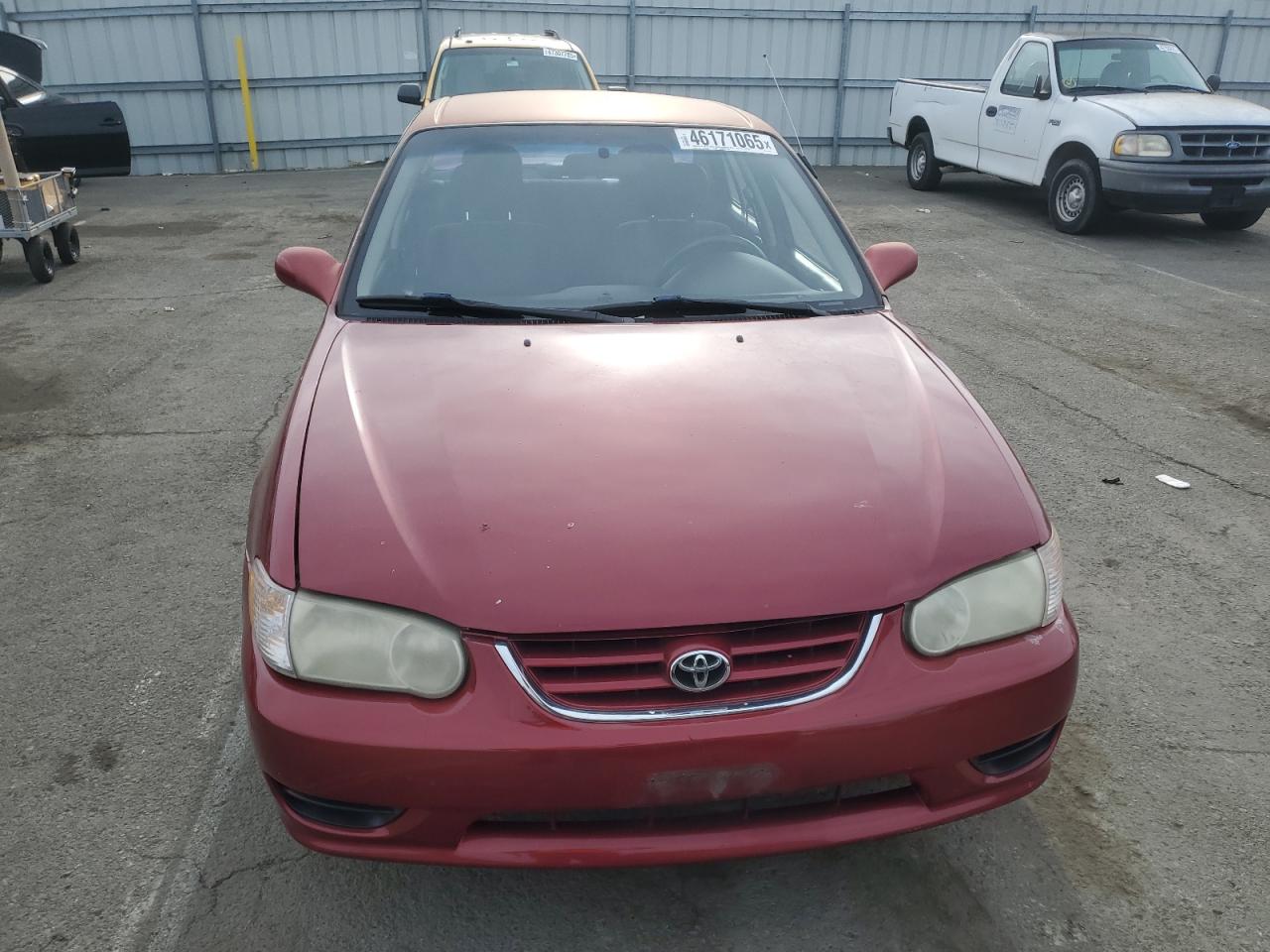 2001 Toyota Corolla VIN 1NXBR12E21Z560248 Copart auction photo, rear end damage thumbnail 5