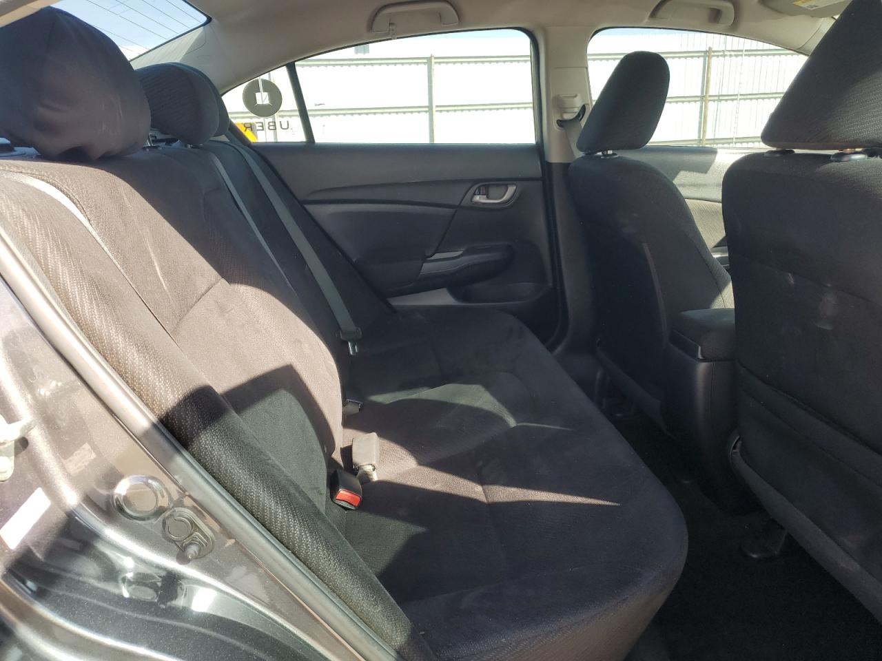 2013 Honda Civic VIN 2HGFB2F55DH597880 Copart auction photo, front end / rear end damage thumbnail 10