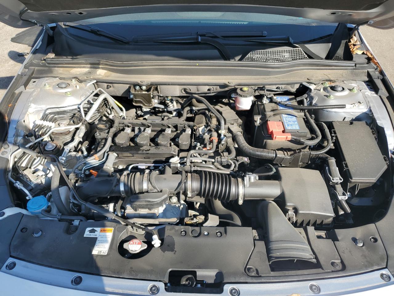 2022 Honda Accord VIN 1HGCV1F42NA124708 Copart auction photo, rear end damage thumbnail 11