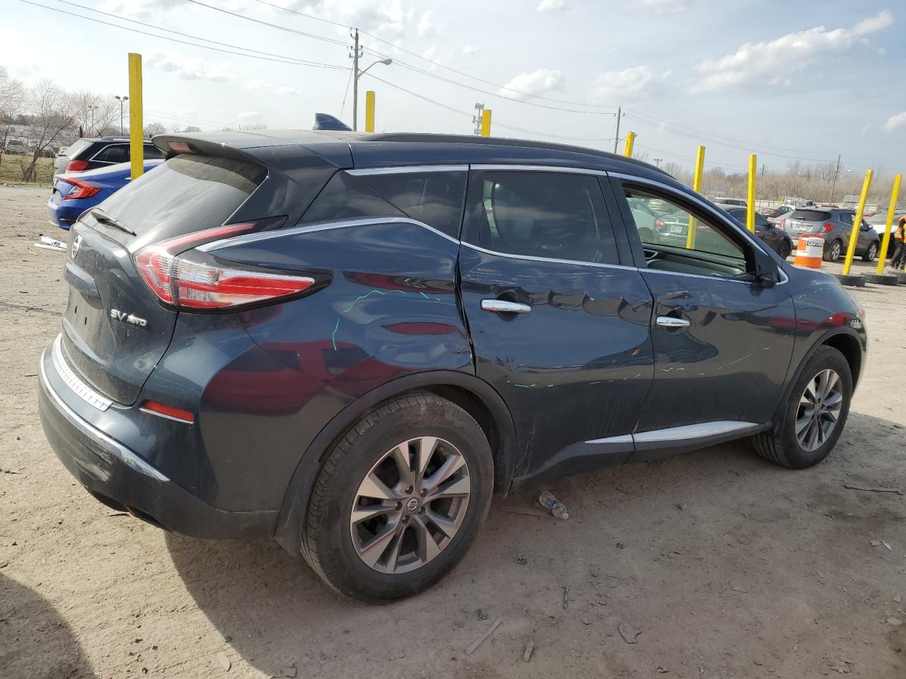2017 Nissan Murano VIN 5N1AZ2MH7HN162448 Copart auction photo, side / minor dent/scratches damage thumbnail 3