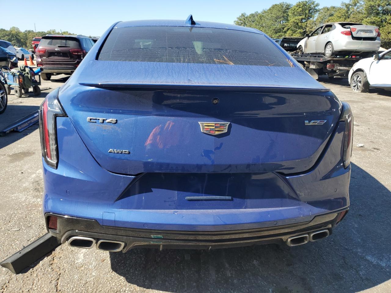 2020 Cadillac CT4 VIN 1G6DH5RL4L0147434 Copart auction photo, all over damage thumbnail 6