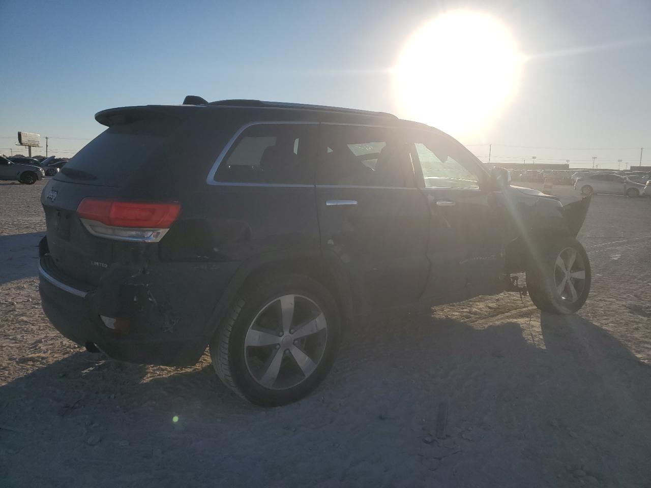 2014 Jeep Grand Cherokee VIN 1C4RJEBGXEC227410 Copart auction photo, all over damage thumbnail 3