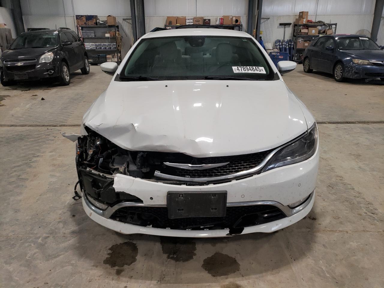 2015 Chrysler 200 VIN 1C3CCCCB2FN759235 Copart auction photo, front end / hail damage thumbnail 5