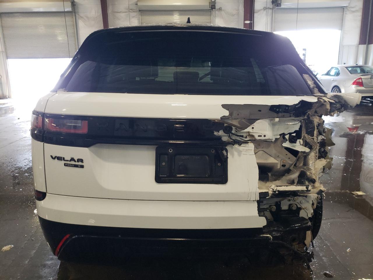 2020 Land Rover Range Rover VIN SALYK2EXXLA293248 Copart auction photo, side / rear end damage thumbnail 6
