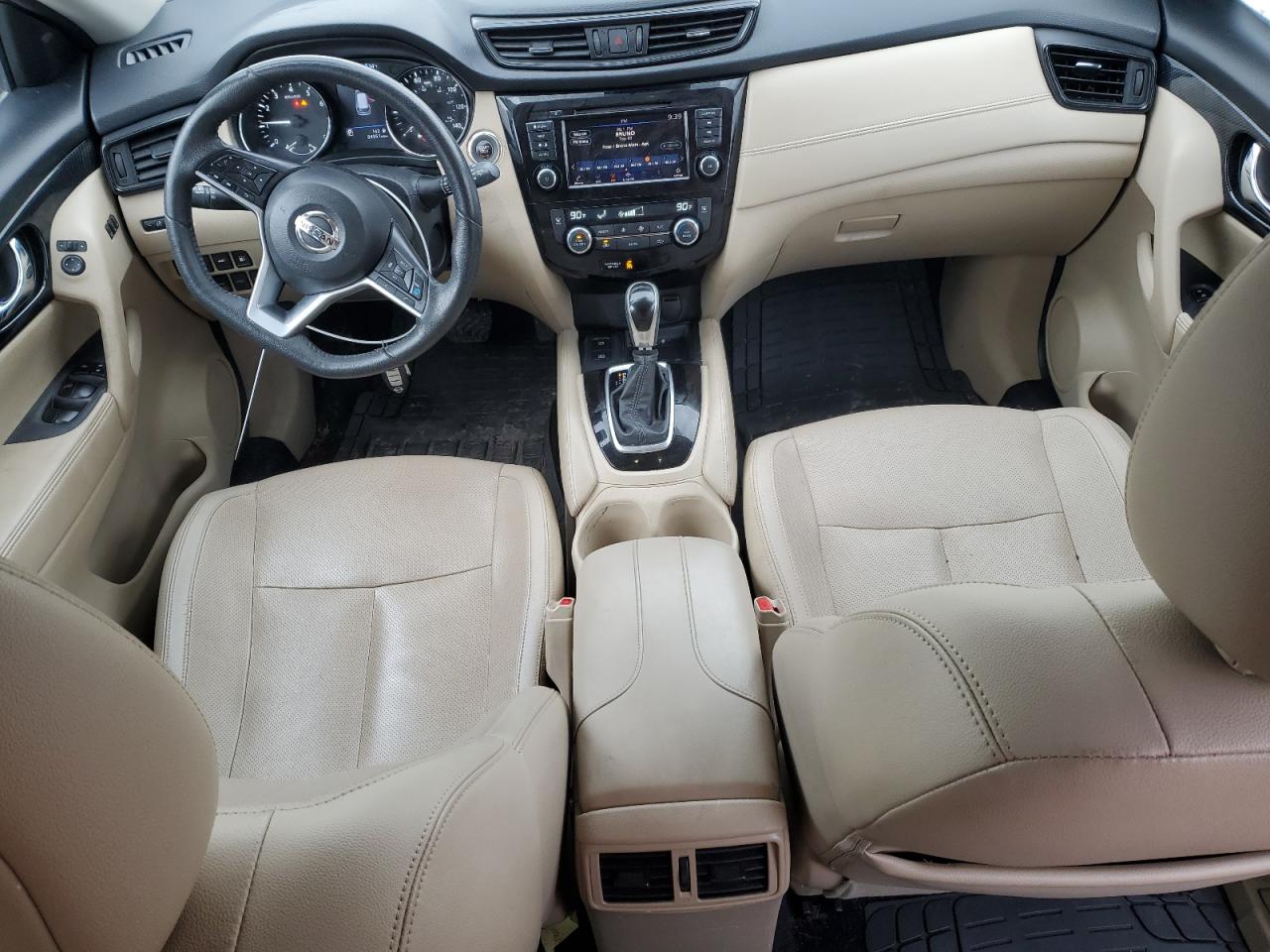 2019 Nissan Rogue VIN 5N1AT2MV8KC717109 Copart auction photo, side damage thumbnail 8