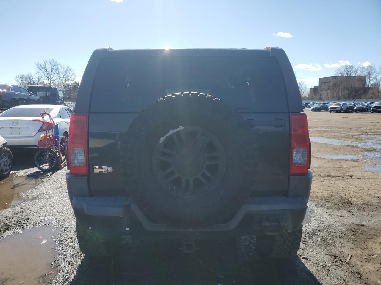 2008 Hummer H3 VIN 5GTEN13E688126339 Copart auction photo, mechanical damage thumbnail 6
