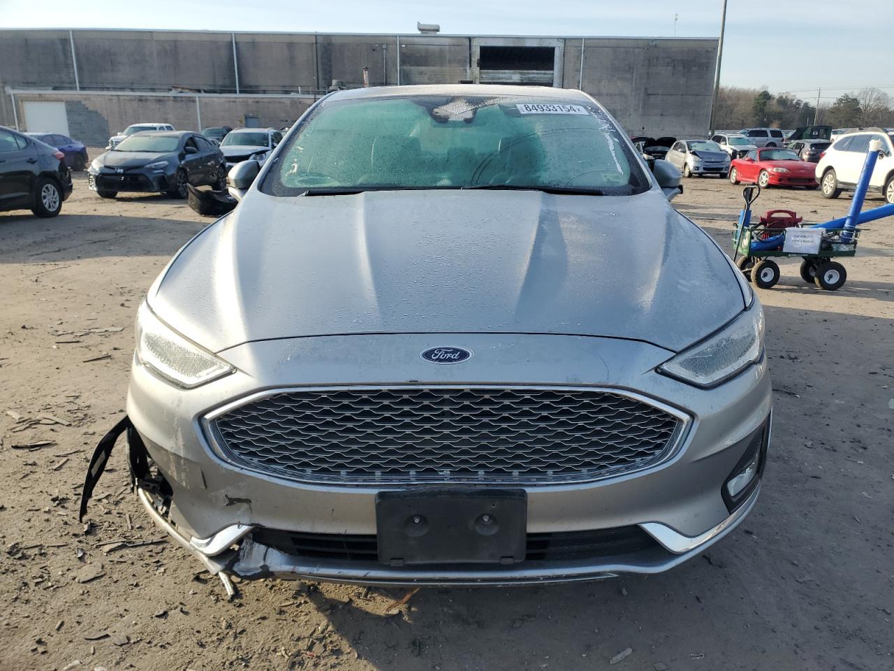 2020 Ford Fusion VIN 3FA6P0D96LR151370 Copart auction photo, front end / side damage thumbnail 5